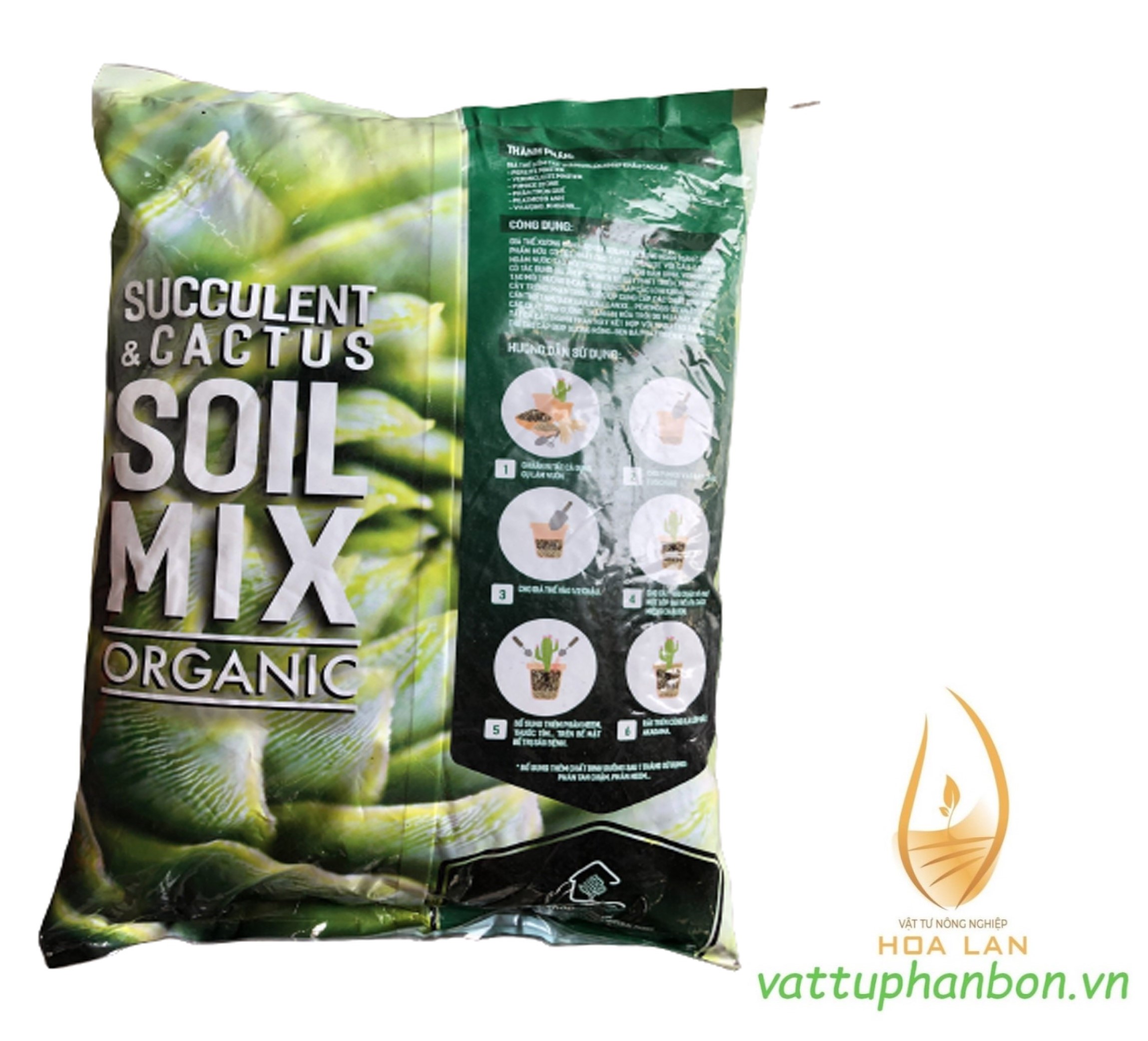 Đất Soil Mix (Trồng Sen Đá) - #036D# 6kg