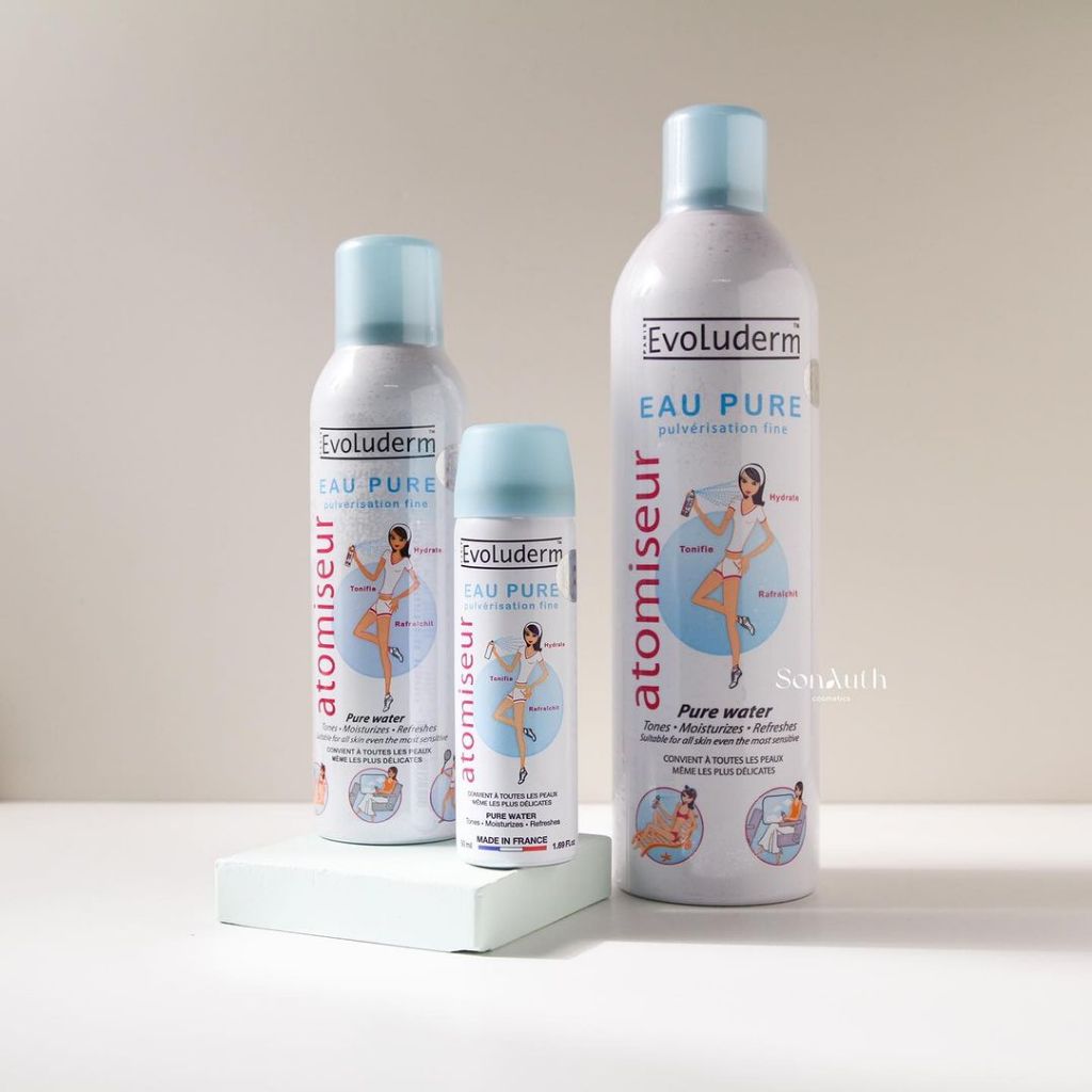 Xịt khoáng Evoluderm Atomiseur Eau Pure