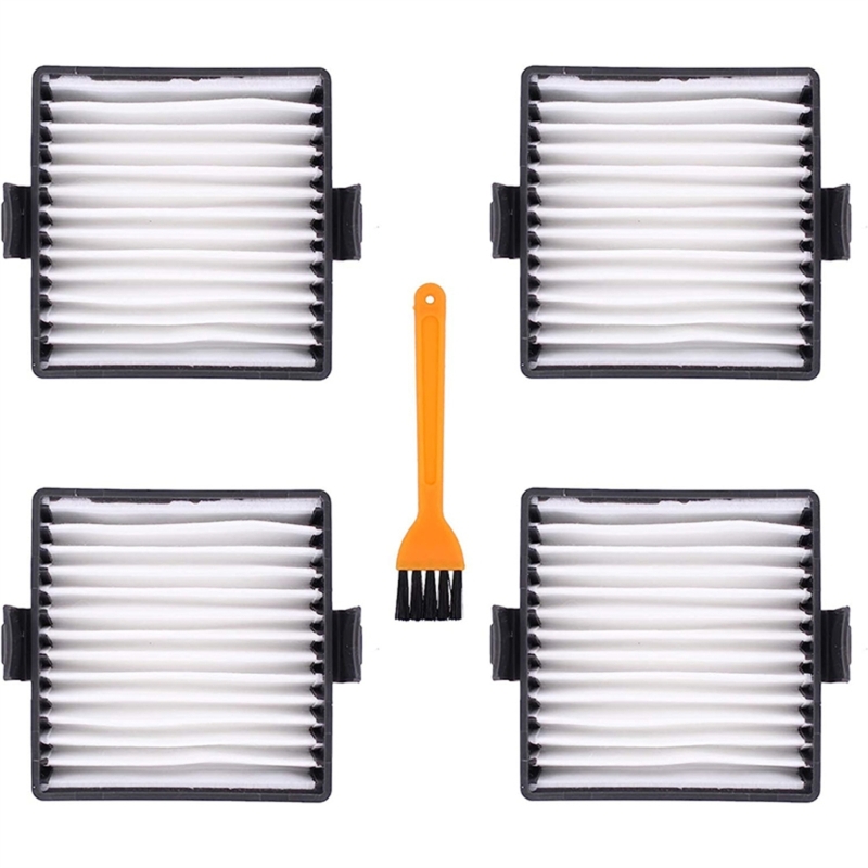 4PCS Filters Replacement Hand Vacuum Filter for Ryobi P712 P713 P714K Vacuum Dust Collector Filters with Brush