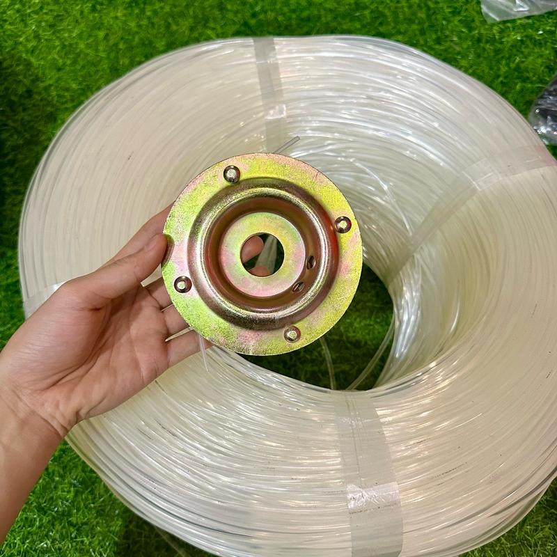 500gr cước phát cỏ tròn trong siêu dai loại 3.5mm phạt cực bén, ngọt cỏ