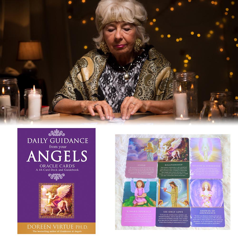 【Thriving】 44 Daily Guidance From Your Angels Oracle Version Oracle Card Deck Dropshipping.
