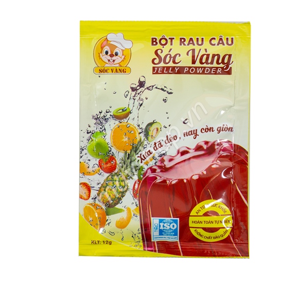 Bột rau câu Sóc vàng