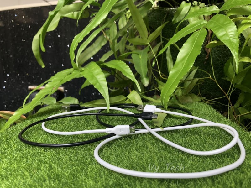 Cáp Sam - Sung Micro 1m zin, hổ trợ sạc nhanh (đen)