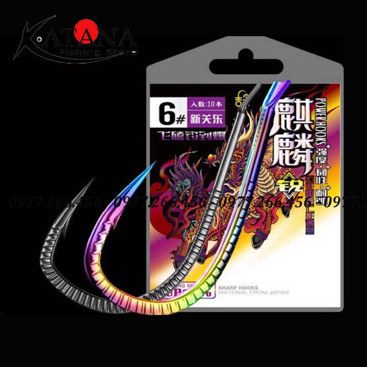 Lưỡi Câu Vảy Rồng Titan 7 Màu