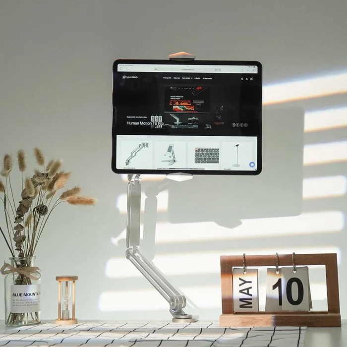 Giá đỡ Ipad kẹp bàn HyperWork KP1
