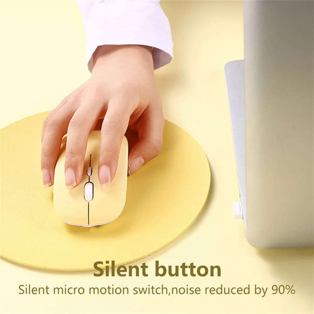 Rechargeable Wireless Bluetooth mouse portable silent ergonomic mice for computer laptop tablet phone office Gaming Mouse