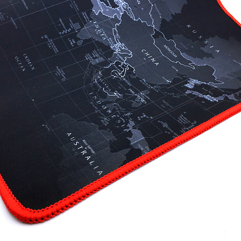 【EcoTrend】Computer Mouse Pad Computer Gamer Large Mousepad Table Mat Desk Notebook Lap Keyboard Desk Mause Locking Edge. 