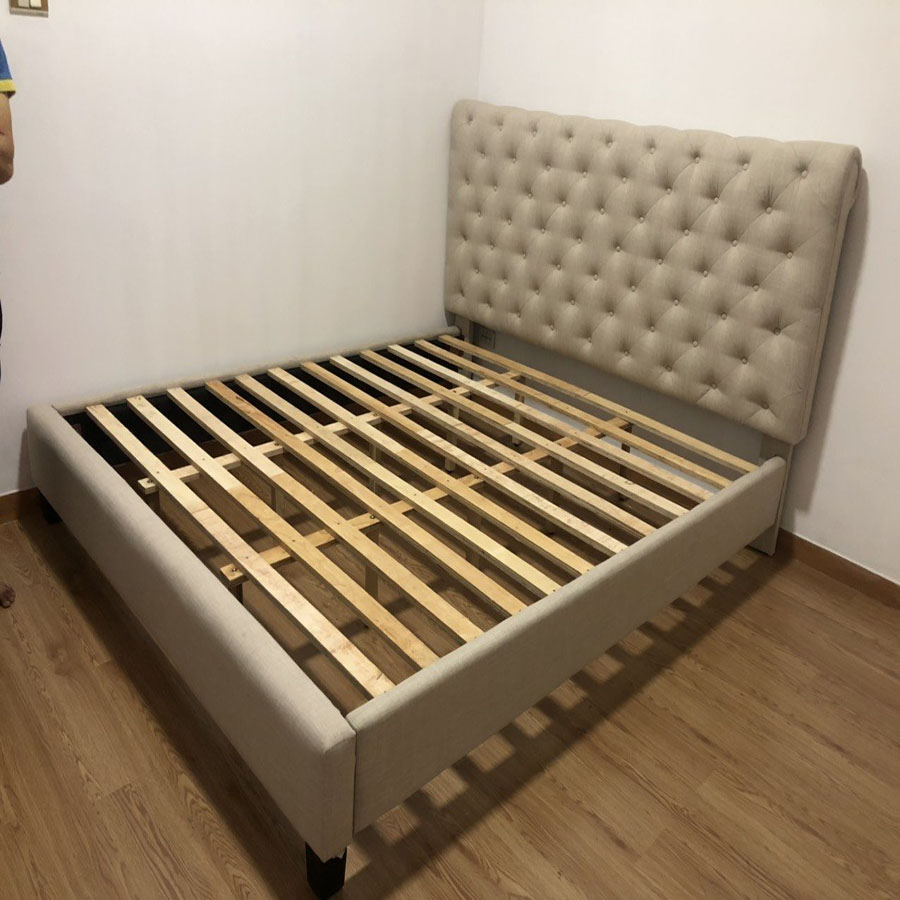 Giường bọc nệm 1m4, 1m6, 1m8