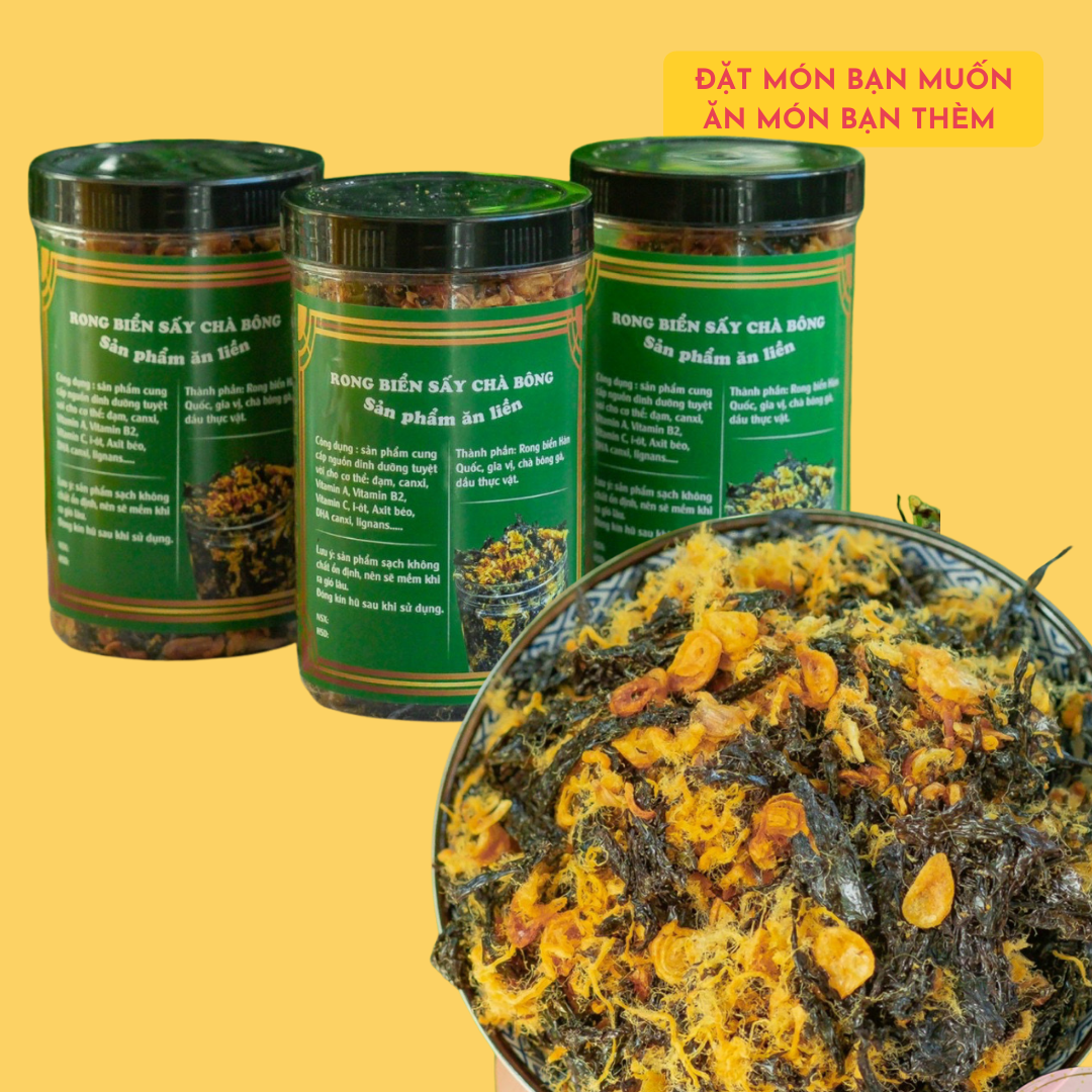 Rong Biển Sấy Chà Bông Hàn Quốc 150g - Shop Mẹ Bắp