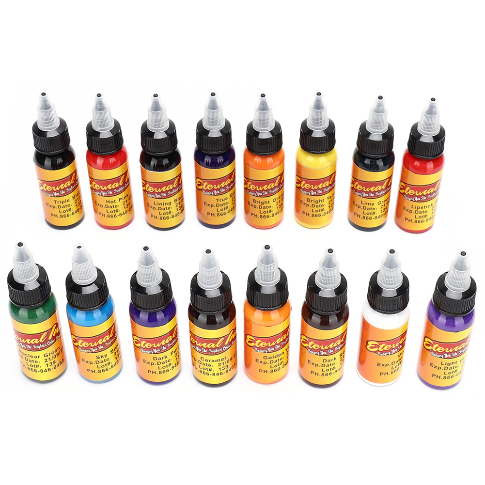 【in stock】Dr Health 16 Colors Professional Tattoo Ink Set Body Paint