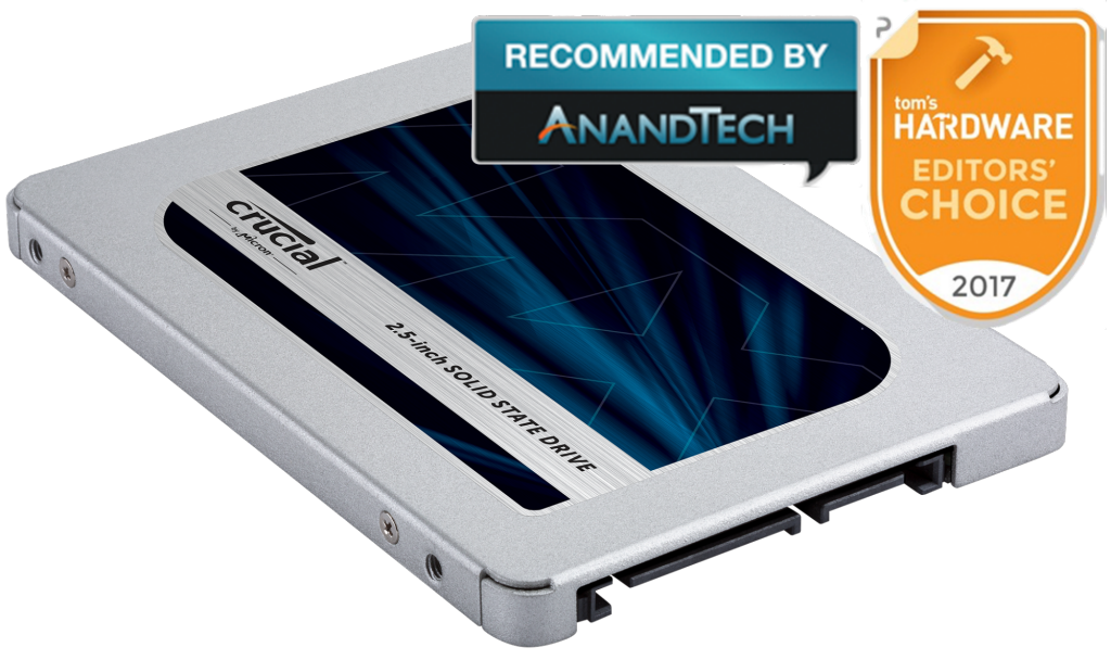 Crucial MX500 2.5 Internal SATA SSD ( 250GB / 500GB / 1TB / 2TB