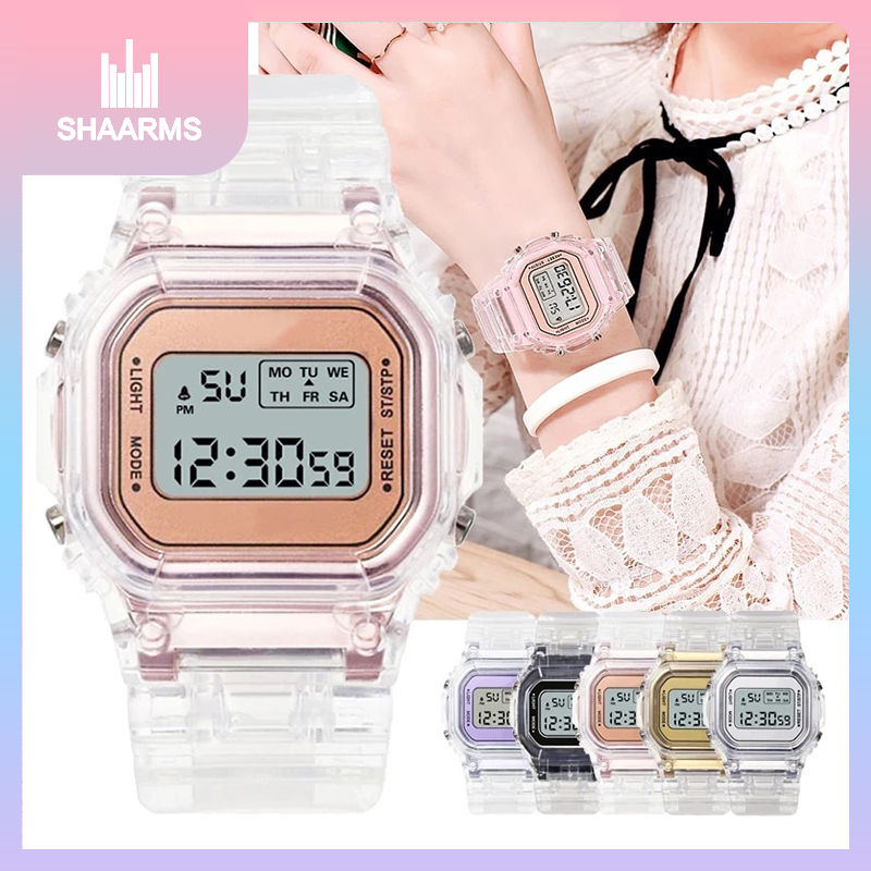 SHAARMS Đồng hồ điện tử Ladies Watch Đồng hồ LED XX026 thumbnail