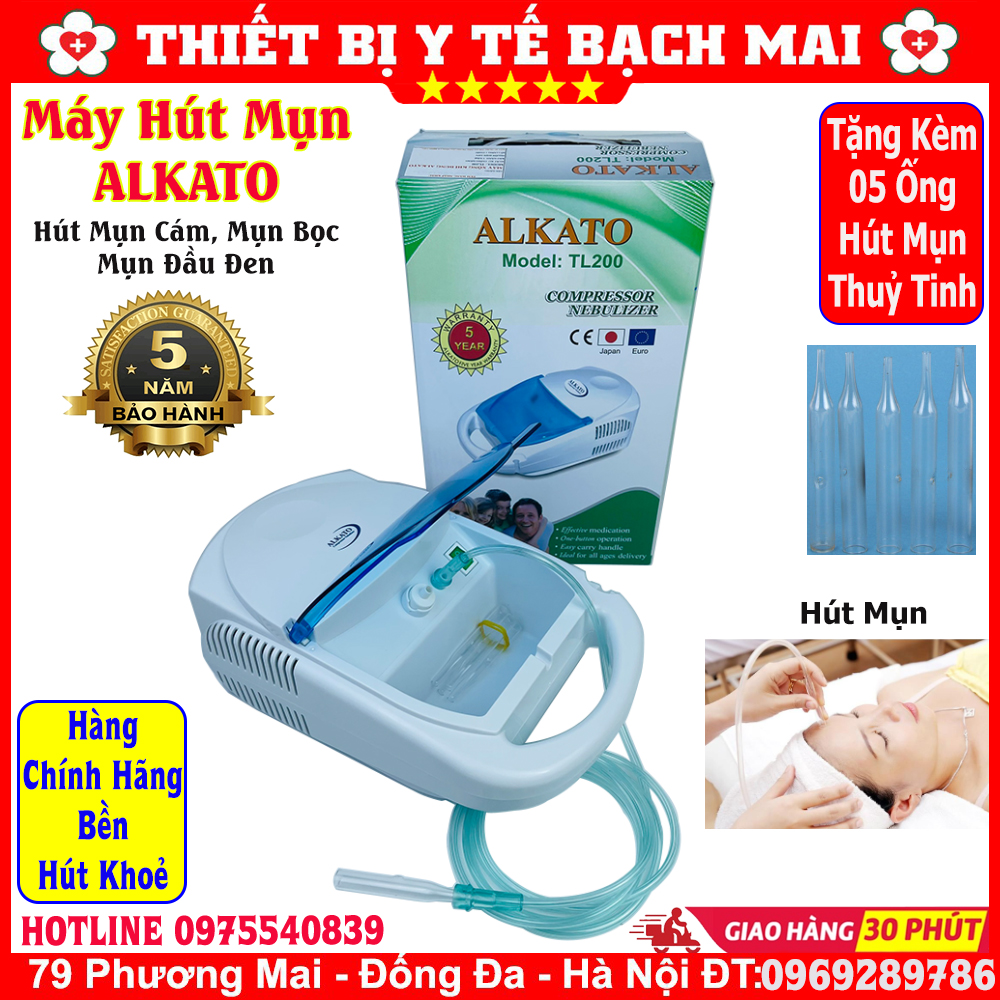 Máy hút mụn alkato hút mụn cám mụn đầu đen mụn bọc