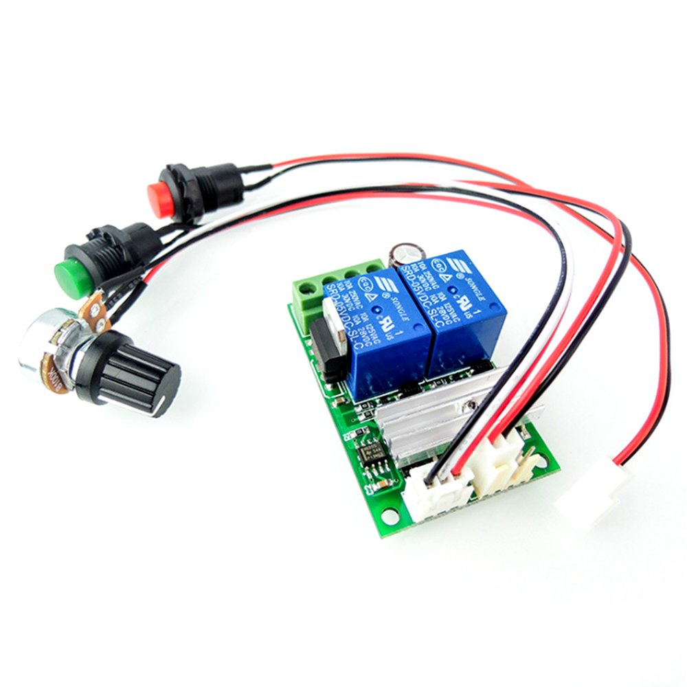 DC 6V 12V 24V PWM Motor Speed Controller Forward and Reverse Switch Linear Actuator Motor Controller Adjustable Speed Control