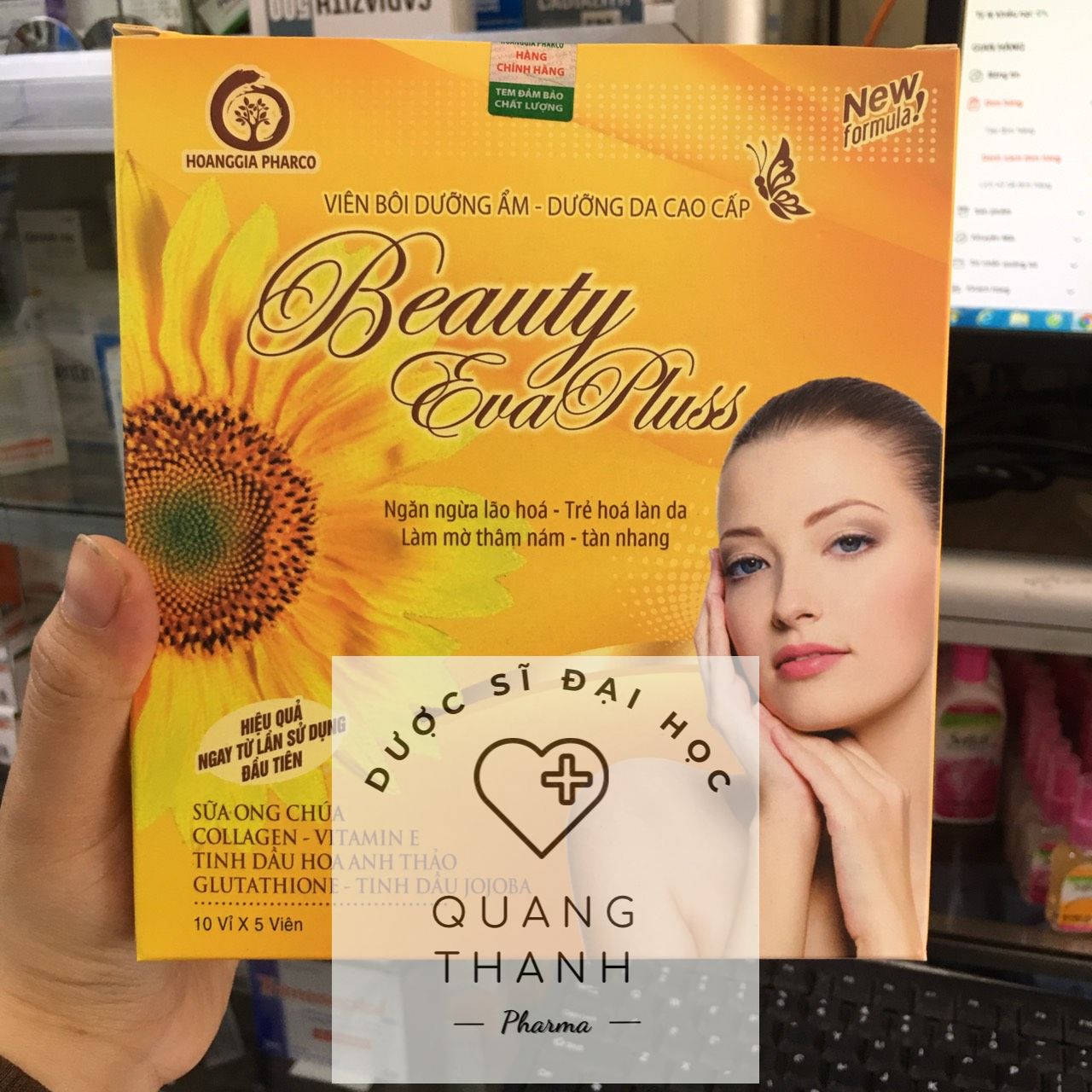Viên bôi dưỡng ẩm BEAUTY EVA PLUS (hộp 10 vỉ x 5 viên)