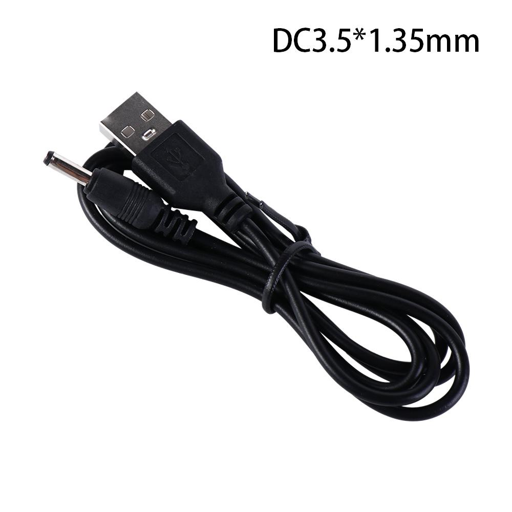 POISON Dc Power Plug Circular Hole Adapter USB Adapter Cable Barrel Power Cable 5V Power Supply Cord Dc Power Plug Line Usb To Dc 3.5mm Cable Charger Power Cable