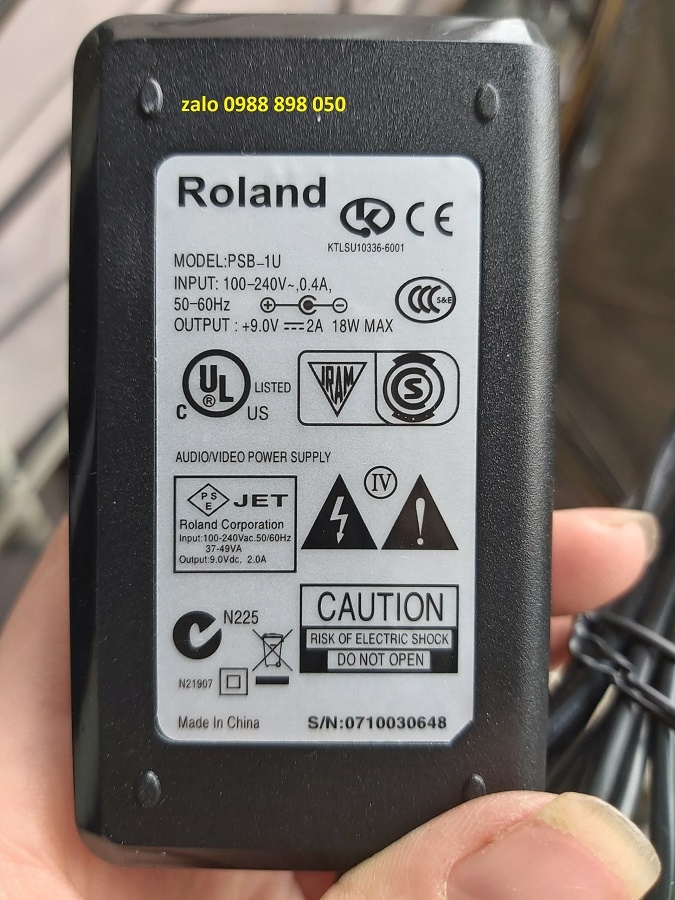 Adapter nguồn đàn roland bk3