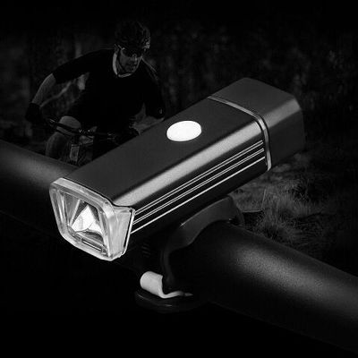 Machfallly USB Rechargeable bike front light black