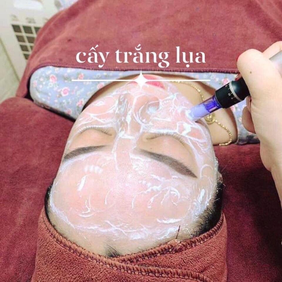 Cấy Lụa - Bộ Cấy Trắng Lụa Hoàng Gia Cho Spa