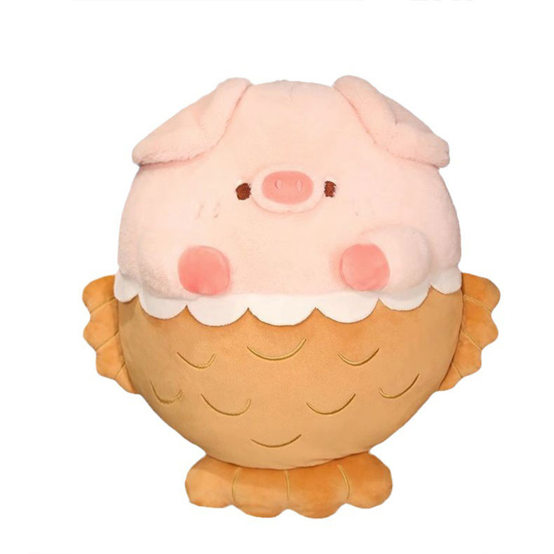 Snapper pig doll piggy doll plush toy pillow girl bed mermaid birthday gift soft