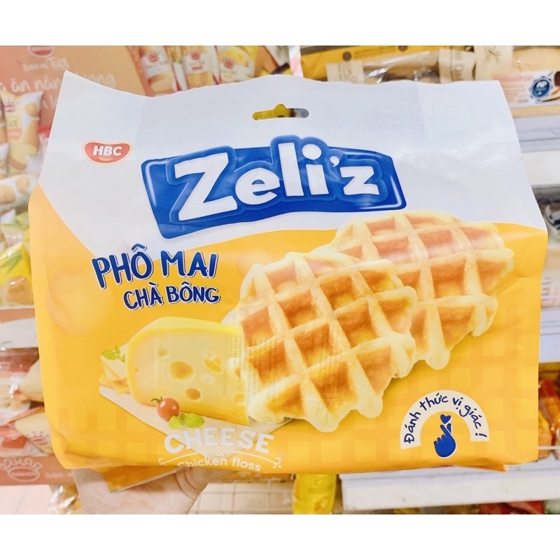 BÁNH ZELI'Z CHÀ BÔNG 3 VỊ GÓI 156G