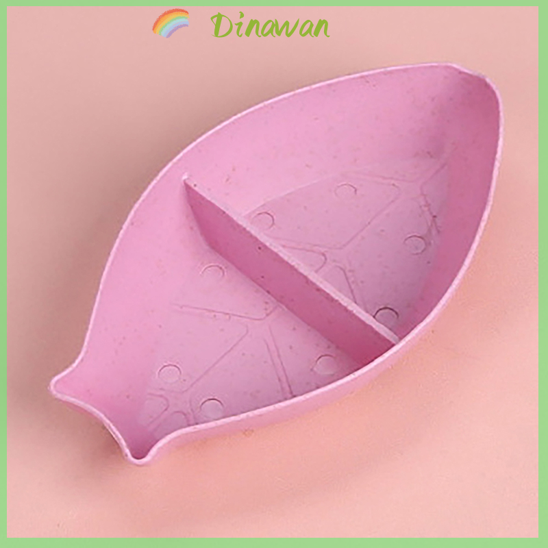 Dinawan 1Pc Fish-shaped Seasoning Plate Ring Hot Pot Dip Bowl Small Food Sauce Cup Sushi Vinegar Soy Sauce Container Seasoning Plate