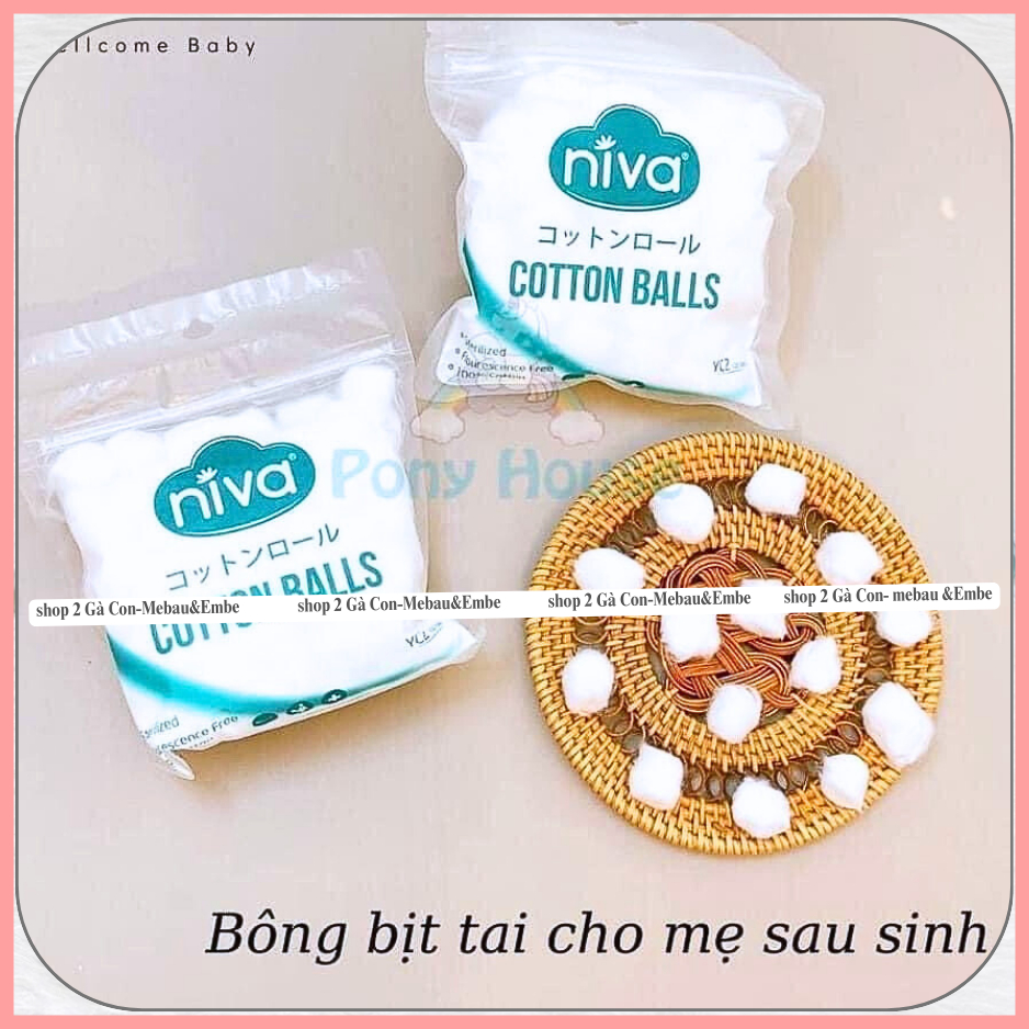 Gói bông viên nhét tai cho mẹ Niva