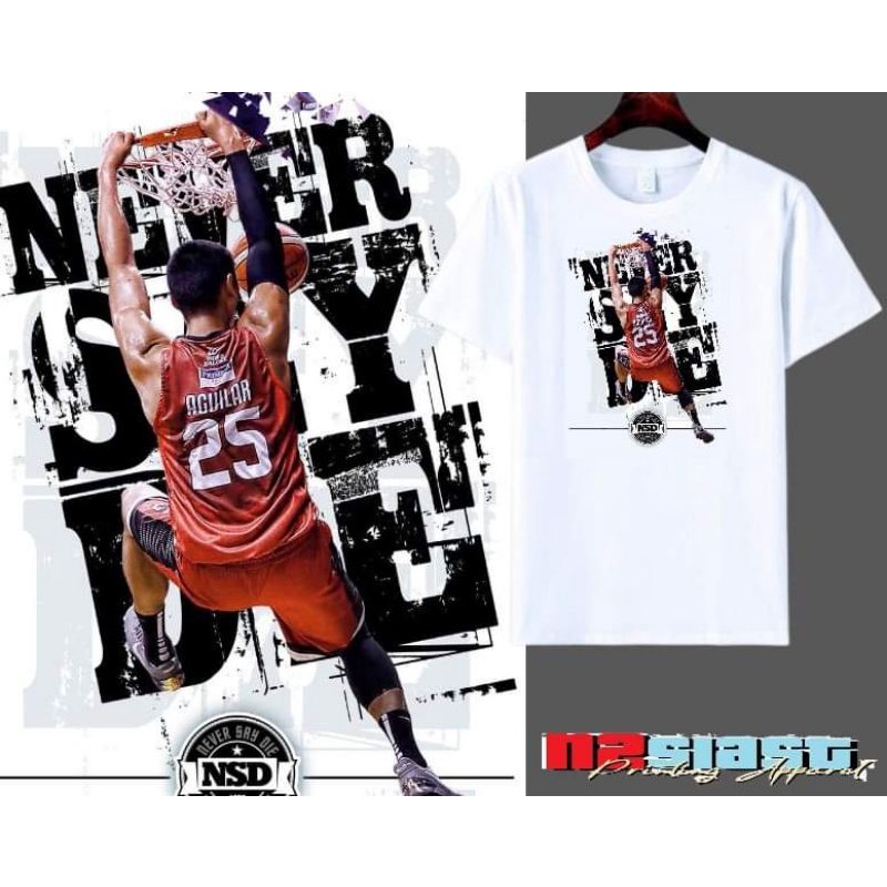 2024 Newbrgy. Ginebra Star Players Printed Shirts Never Say Die 