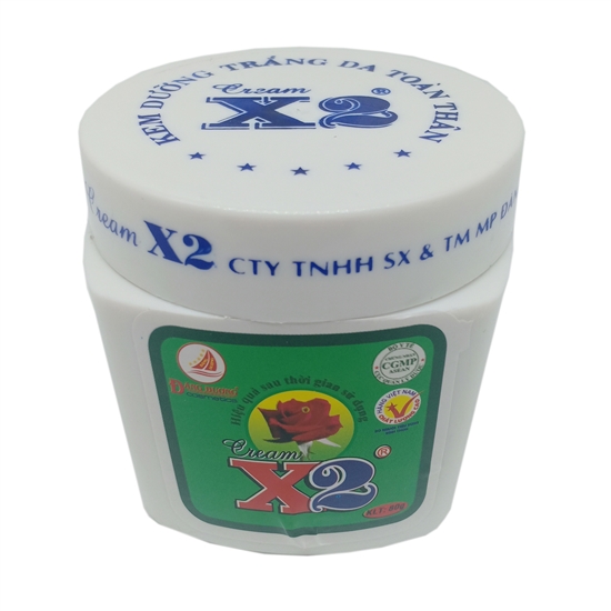 Kem X2 dưỡng trắng da toàn thân