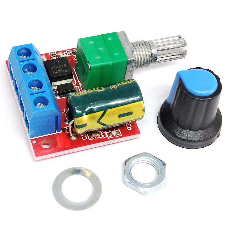 Dc 5v-35v 0-5a 90w pwm dc motor speed controller module adjustable speed regulator control governor board switch 12v 24v