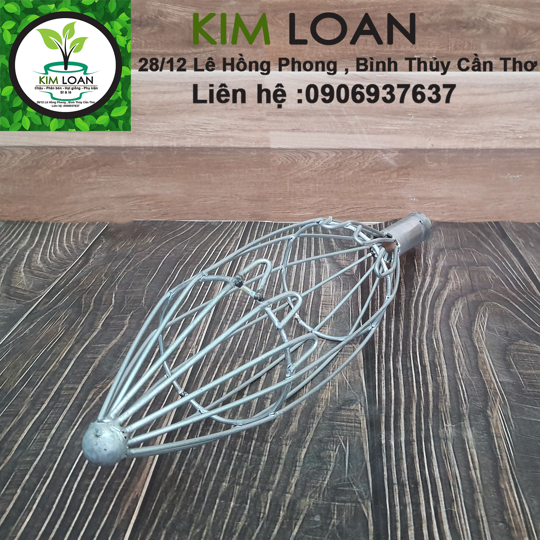 Lồng hái trái sắt 40x10cm cao cấp