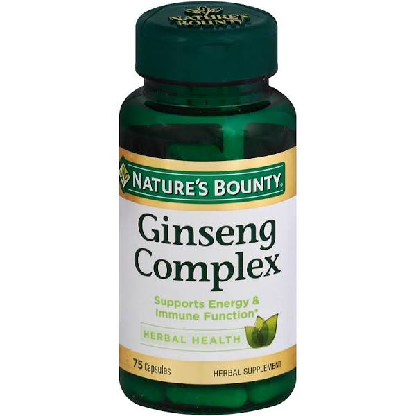 Nature's Bounty, Ginseng Complex, 75 Capsules | Lazada