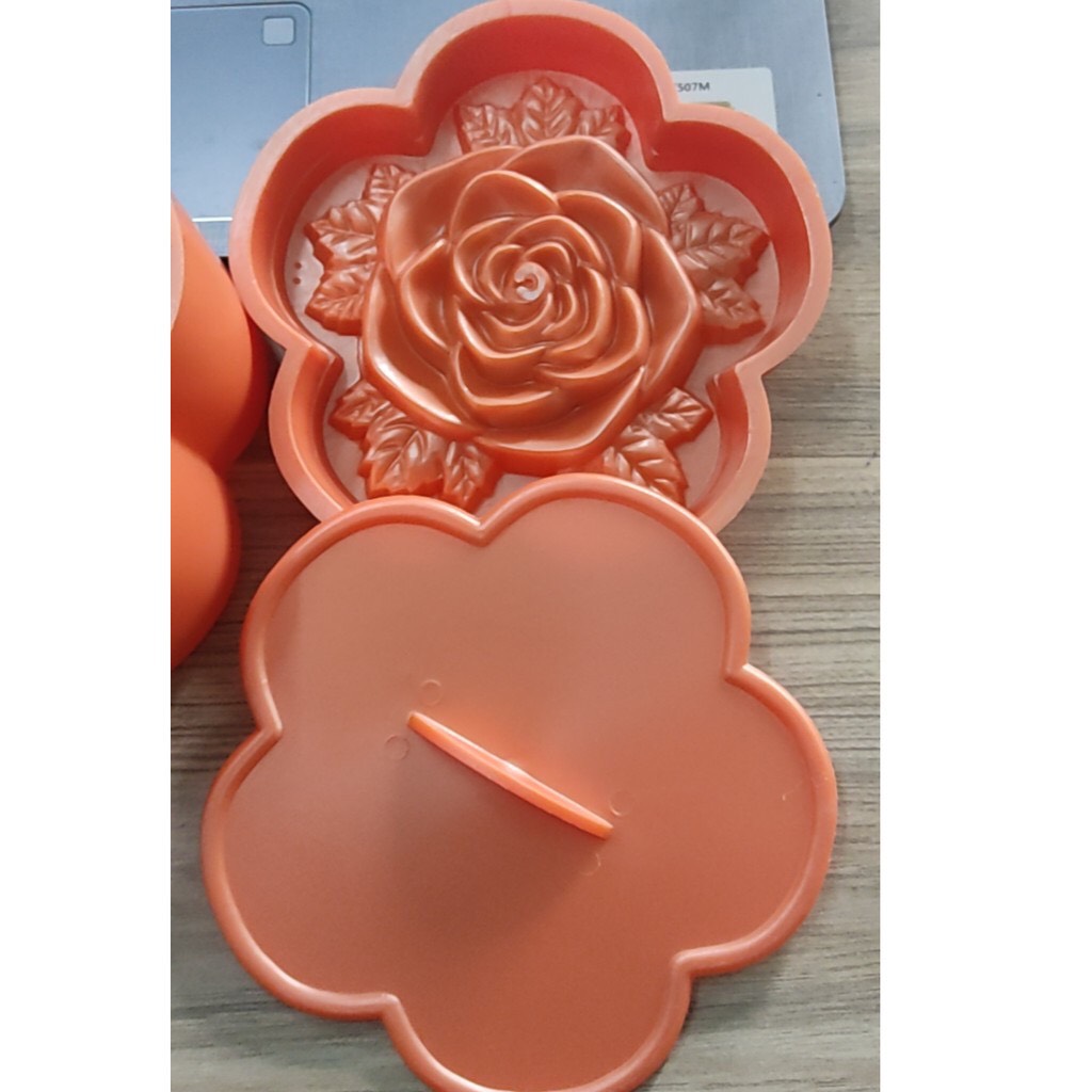 [HCM]Khuôn Xôi Bông Mai - Hình Hoa Hồng, Hoa sen 14 đến 16cm