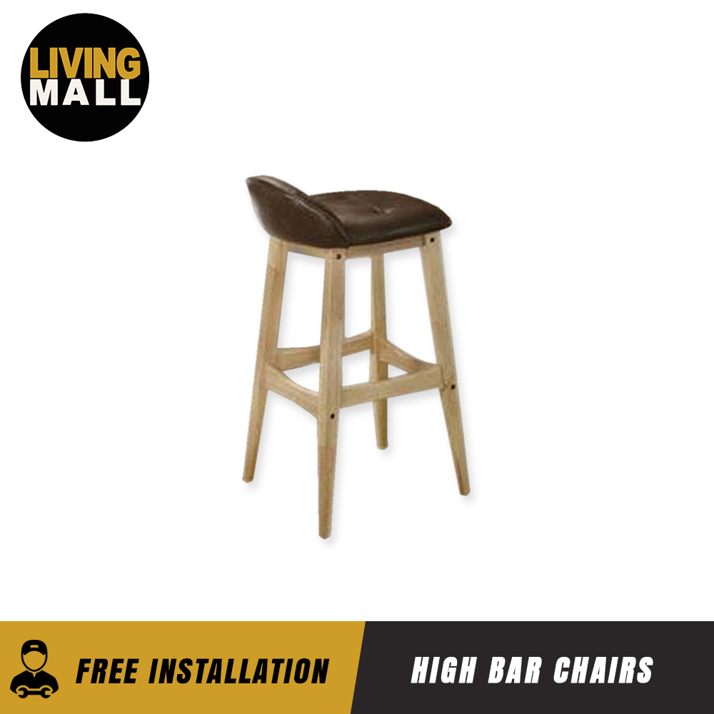 Chanel Multi functional Island Table and High Bar Chairs Lazada