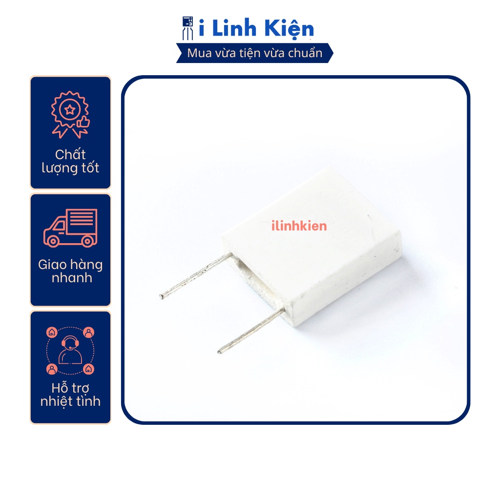 Điện trở sứ 5W 0.47R 5% KOA BPR56 chân đứng