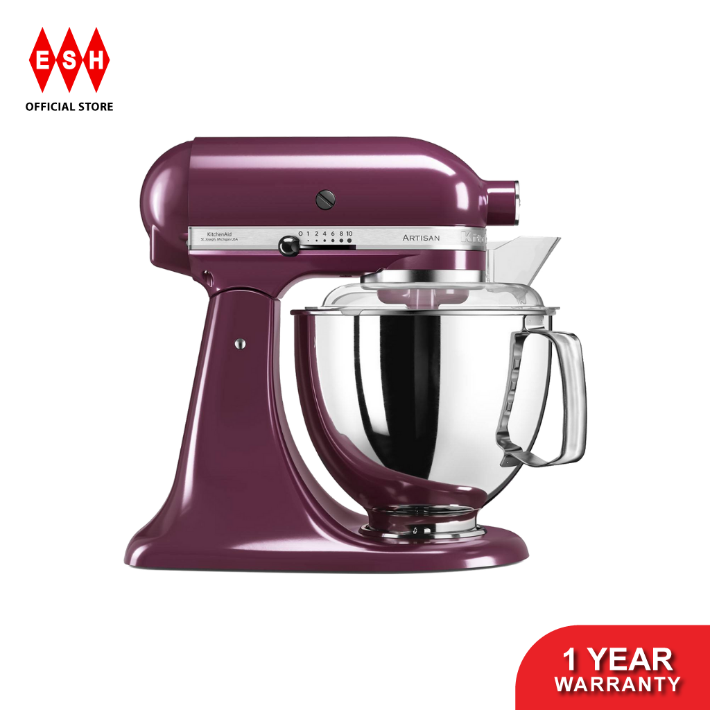 KitchenAid 5KSM175PSBBY (Boysenberry) Artisan 4.8L TiltHead Stand