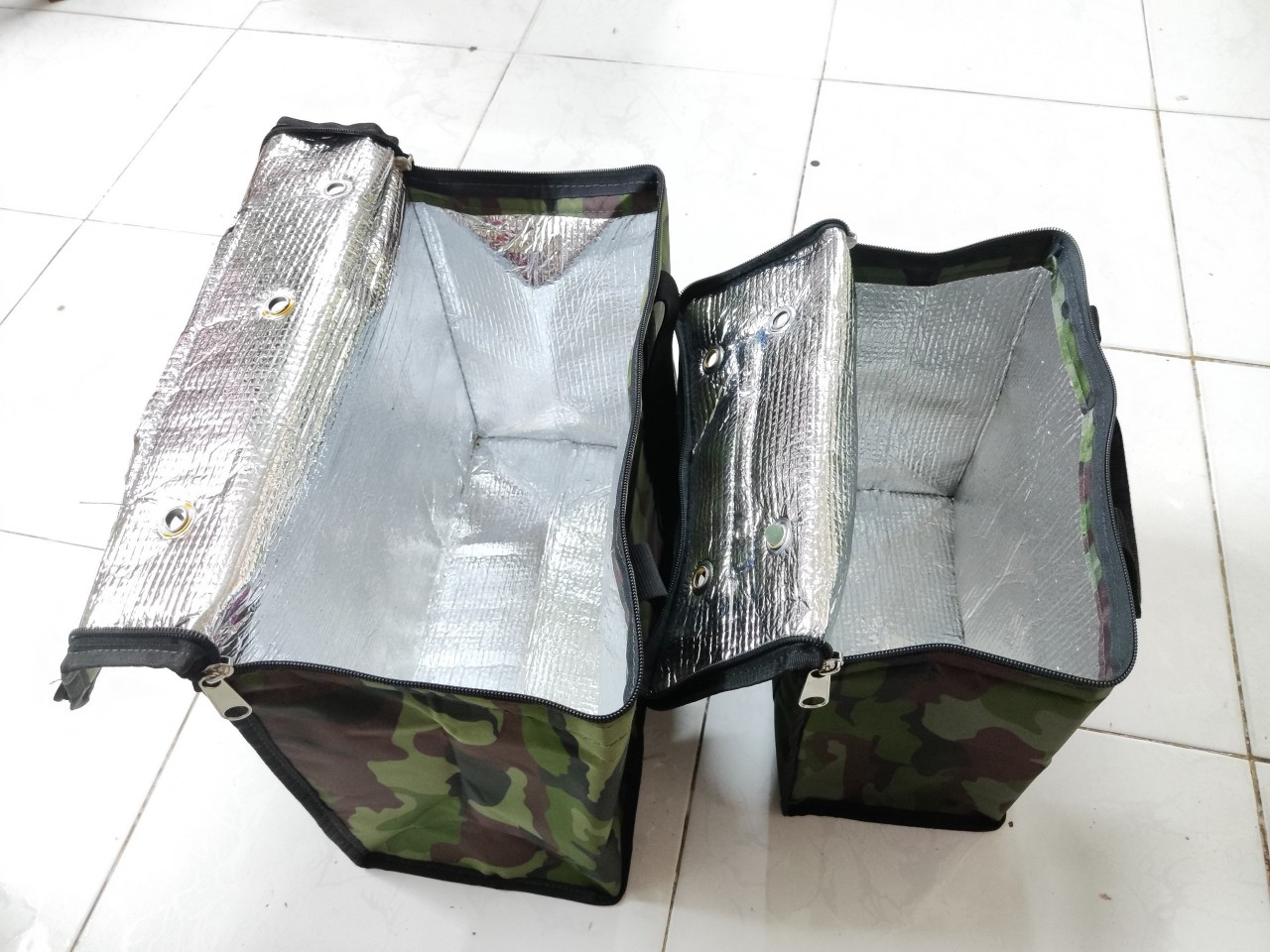 Túi đựng cá ,giữ nhiệt đa năng màu rằn ri