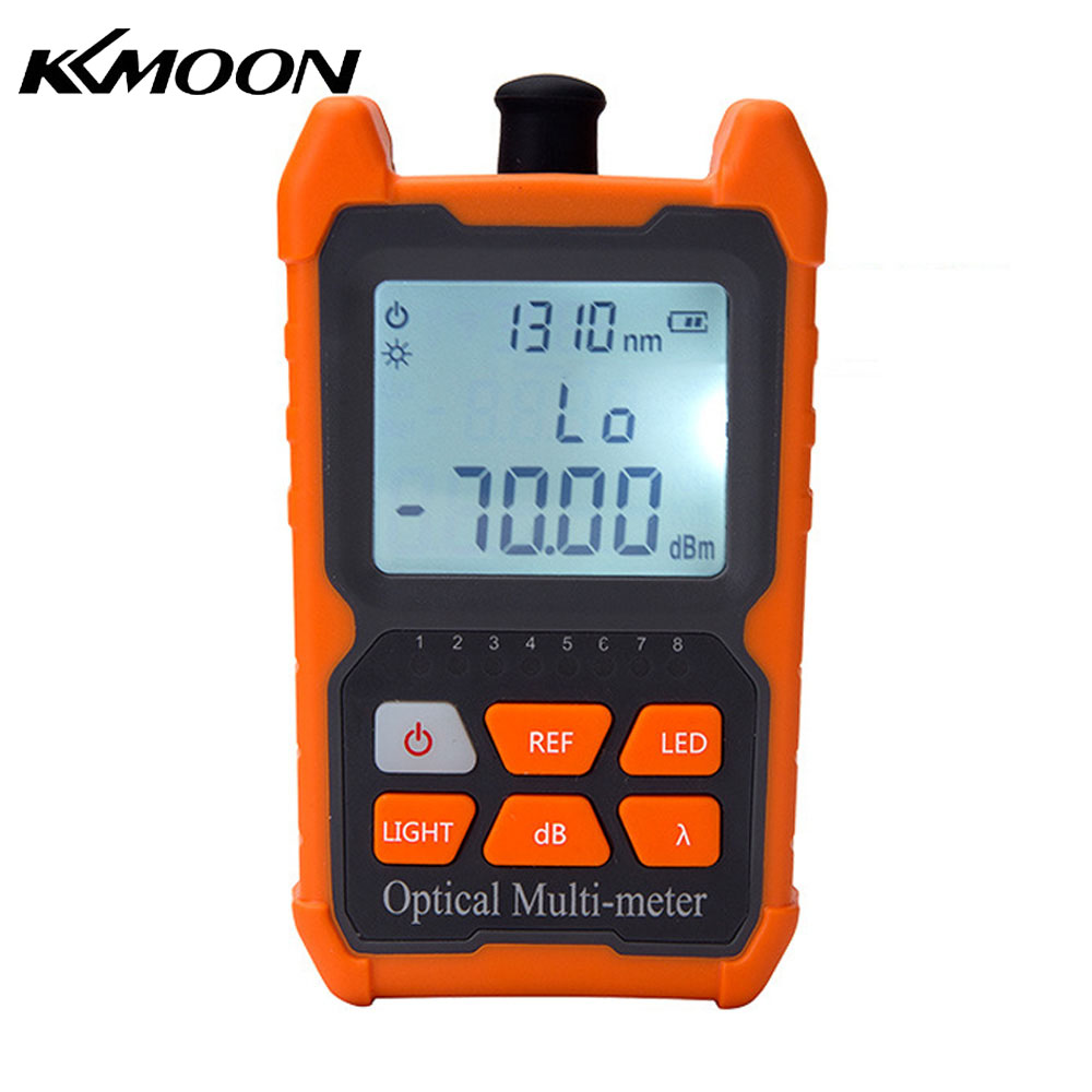 KKmoon Mini Optical Power-Meter Portable Leds Lighting High Precise Network Fiber Optic Cable Tester Tools