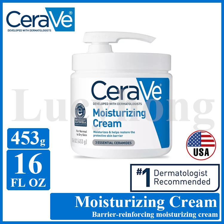 Cerave Moisturizing Cream 56ml453g539g For Normal To Dry Skin With Pumpno Pump Imported 9272