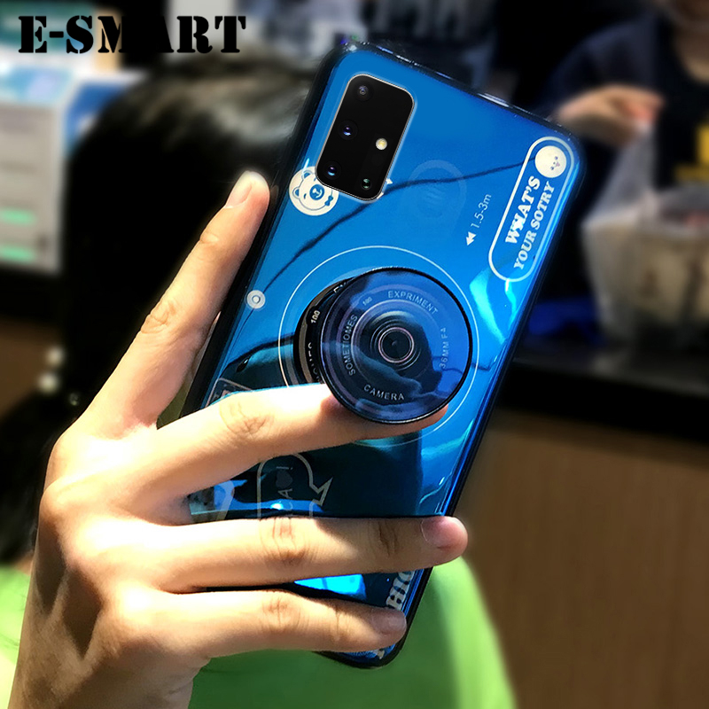 Phone Case Samsung Galaxy A33 5G Back Cover Cute 3D Design Camera Phone Cases with Stand Holder Lanyard Soft Silicone Shockproof Samsung A33 5G Case. 