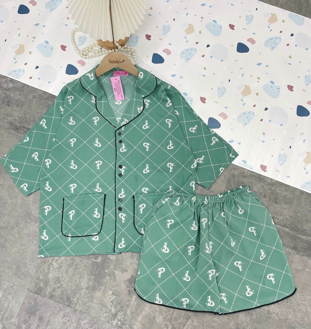 ĐỒ BỘ MẶC NHÀ PYJAMA CỘC ĐÙI CHẤT LỤA MANGO HÃNG CAO CẤP (NHIỀU MẪU)