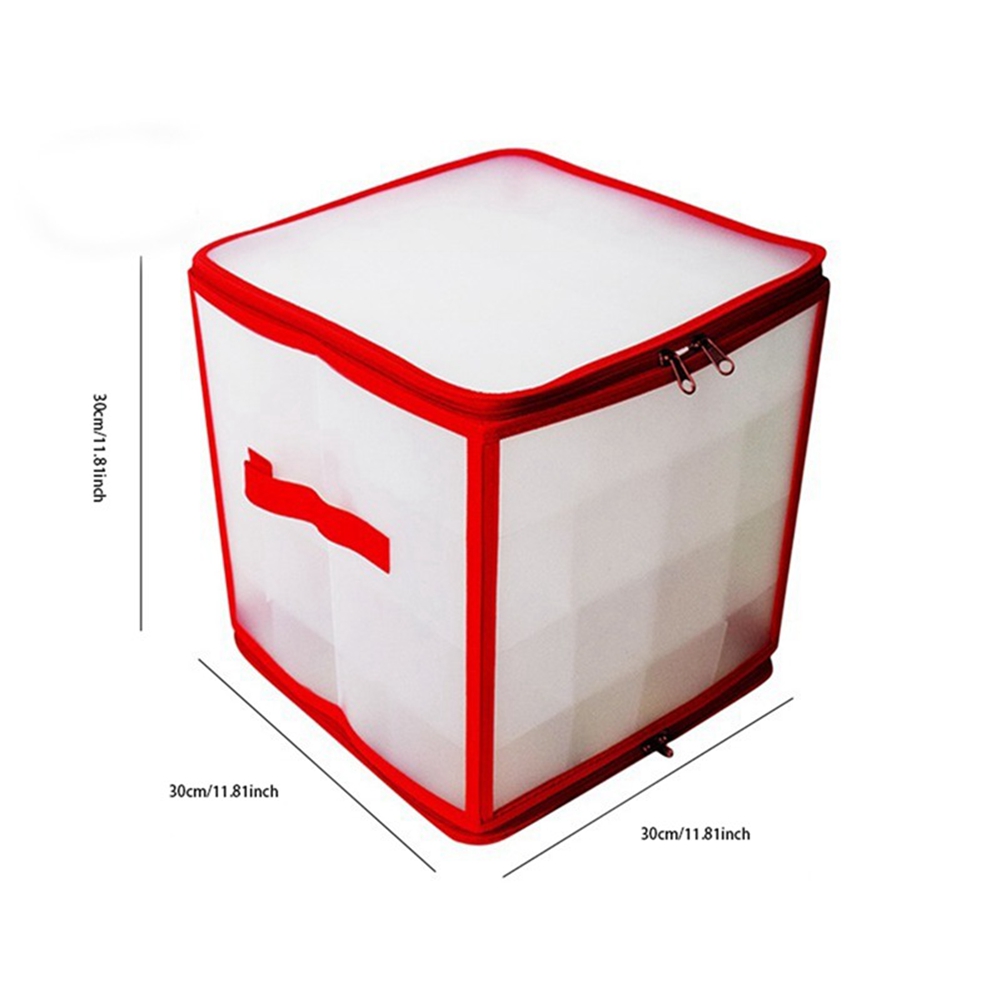 Baubles Storage Box Christmas Balls Storage Xmas Tree Decorations Organizer Bauble Storage Divider Toys Storage Box Easy to Use.