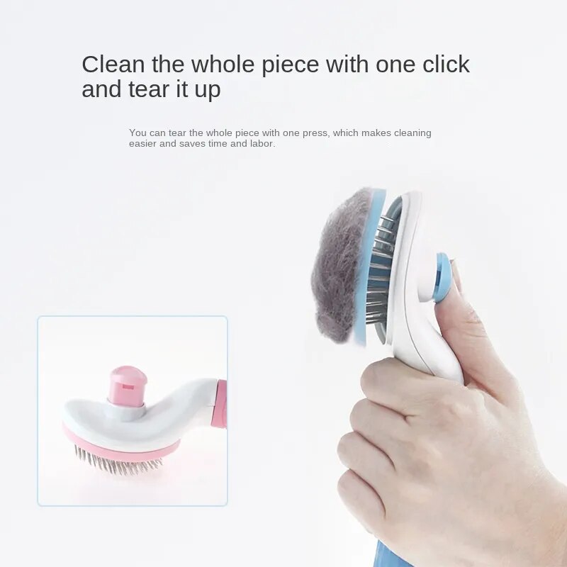 Lược Chải Lông Chó Mèo Tự Làm Sạch