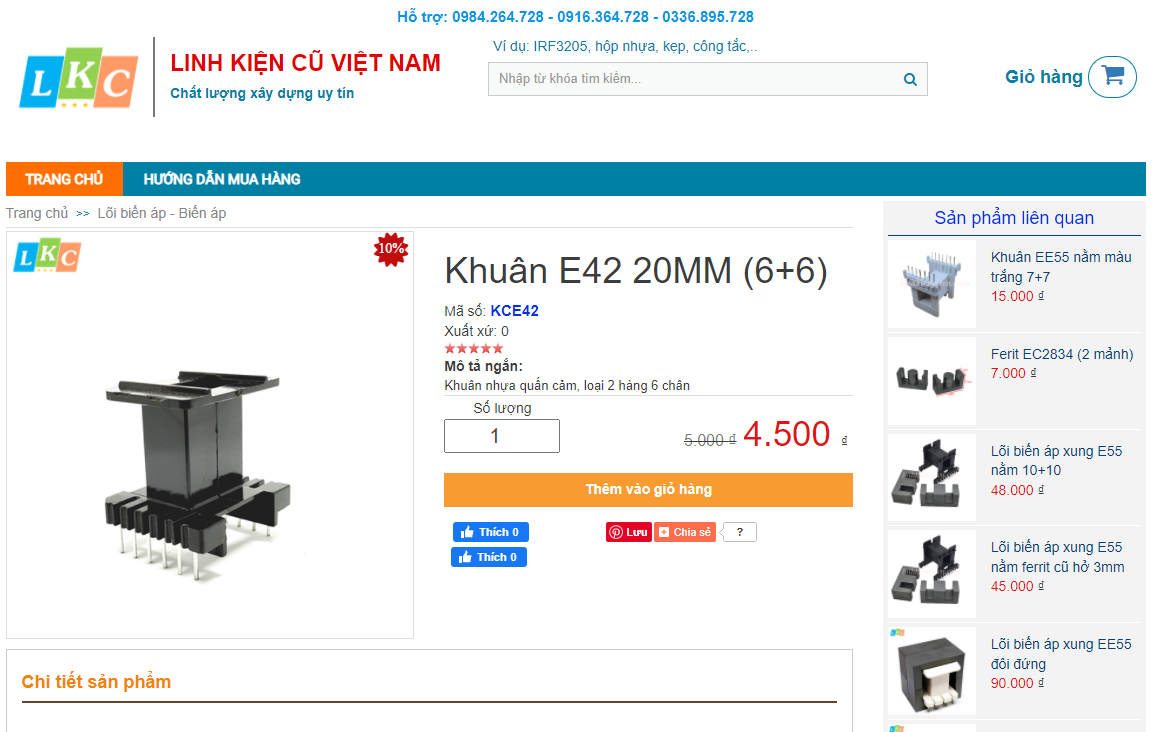 Khuân E42 20MM (6+6)