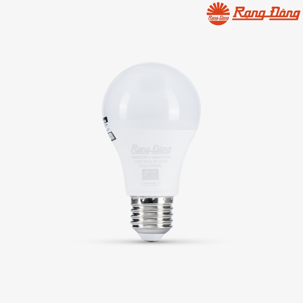 Combo 5 Bóng đèn Led tròn 9w Rạng Đông
