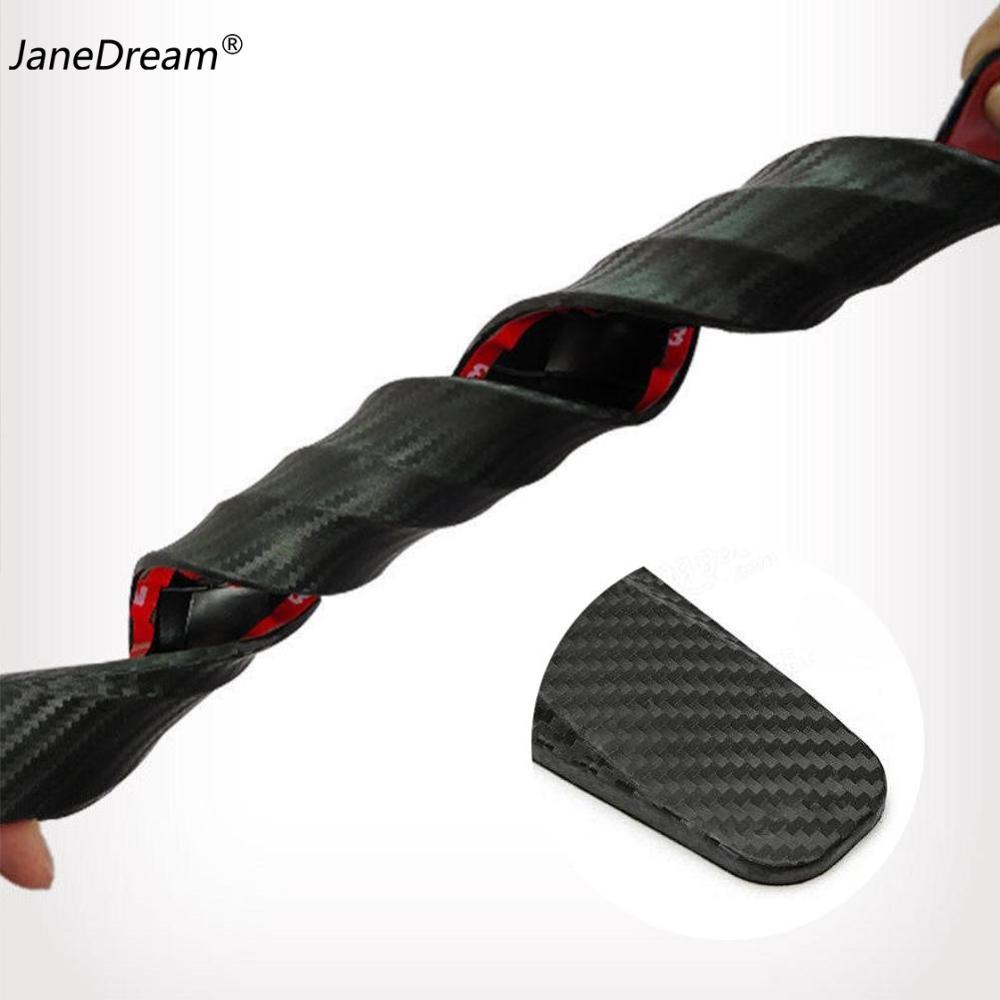 JaneDream 2Pcs Car Bumper Protector Strip Guard Corner Protection Strips Scratch Protector Crash Blade Anti-collision Guard Lip Stickers BYD ATTO 3