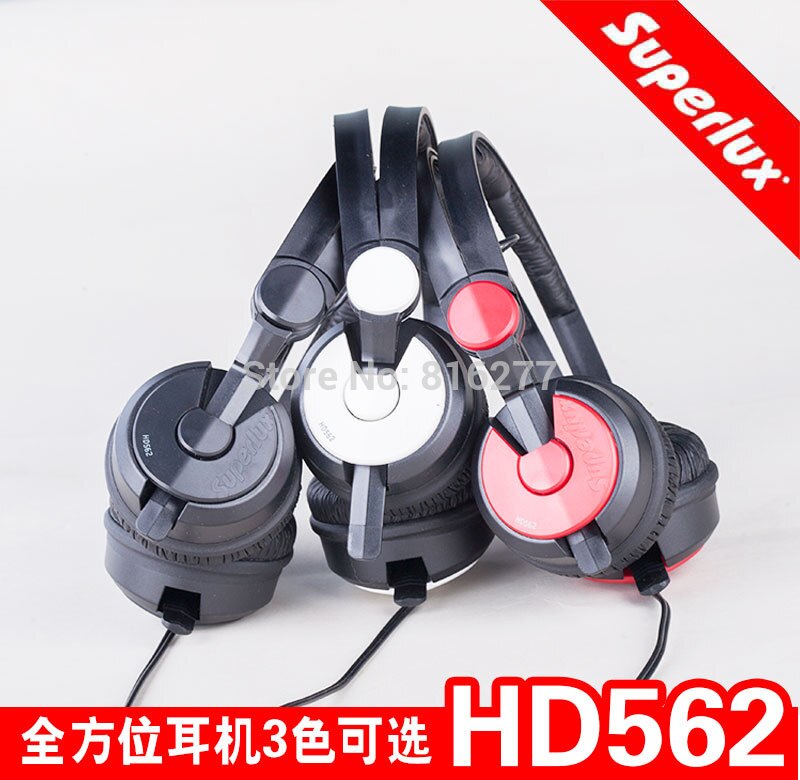 Superlux HD-562 Professional Headphones - Closed Back Studio Monitoring With Excellent Noise Isolation