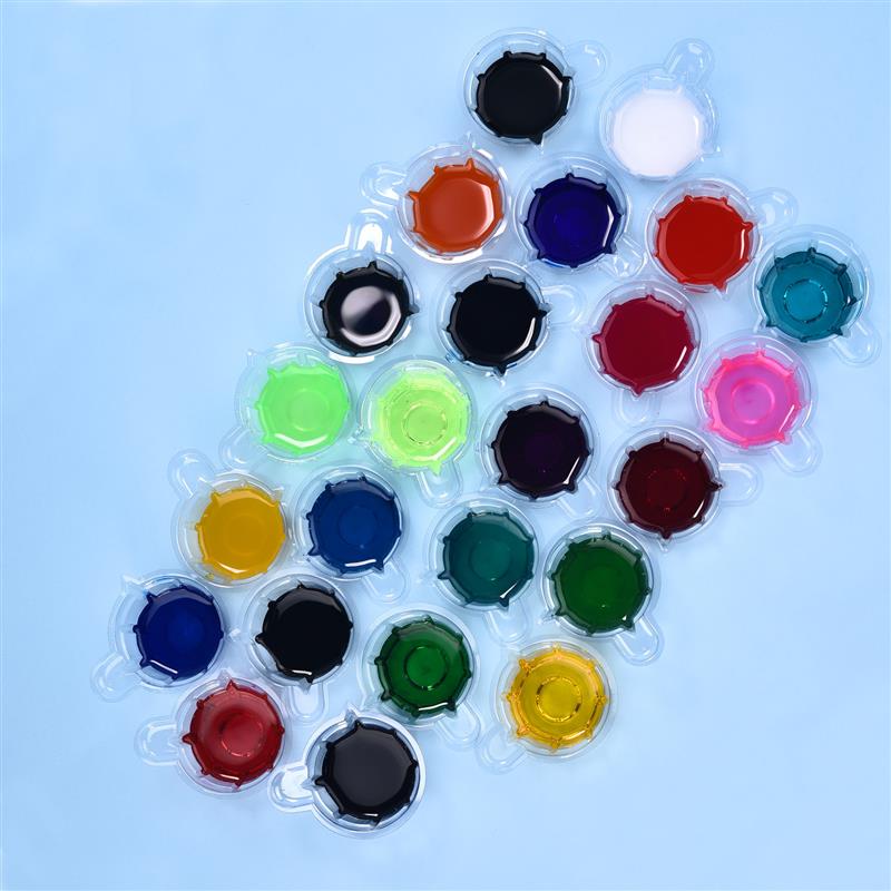 24 Colour Diy Epoxy Resin Pigment Kit Diffusion Candle Dyes Art Ink Liquid Colorant Dye Diy Jewelry Making 5ml/bottle.