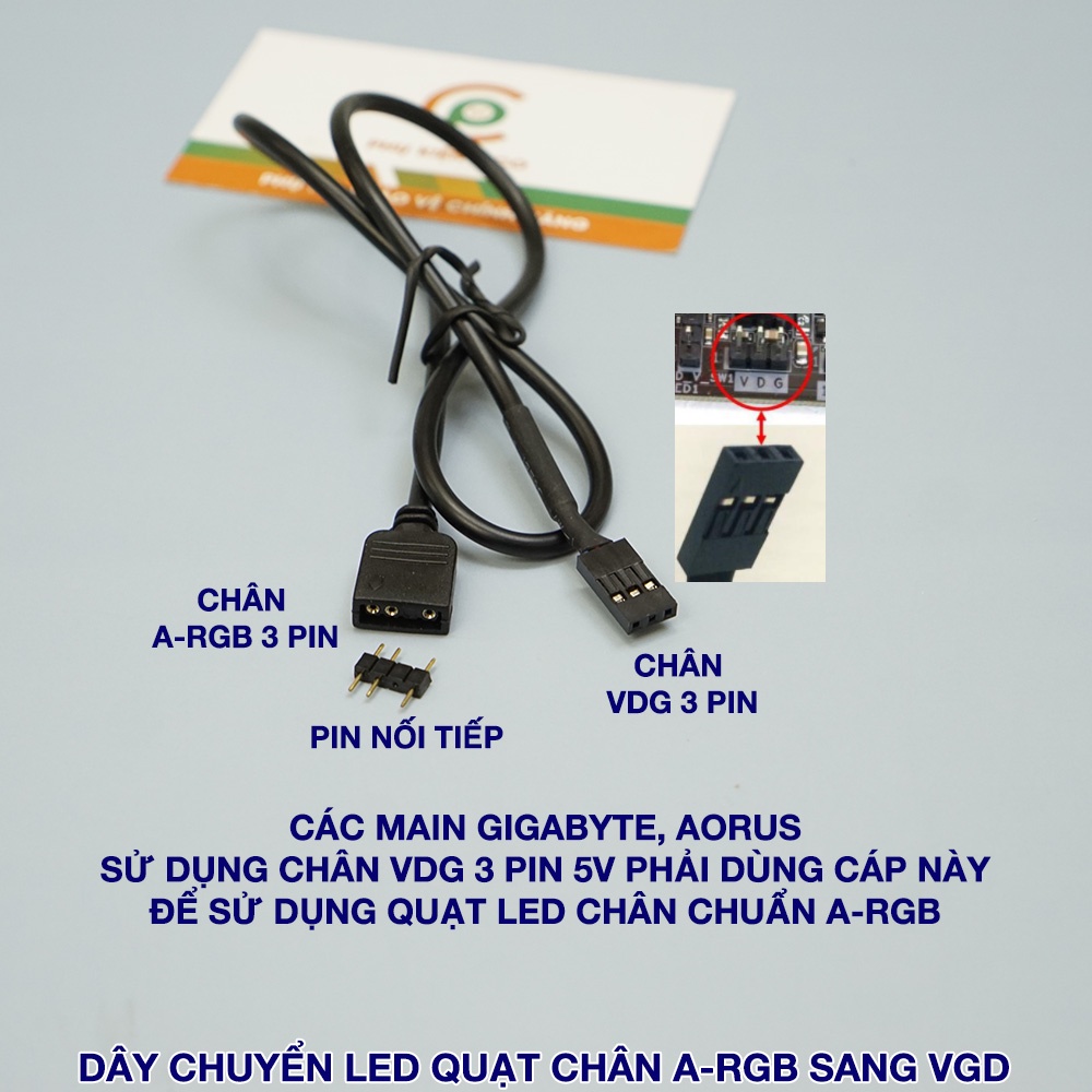 Dây chia RGB và dây chia ARGB – Dây chuyển đổi LED RGB/ ARGB sang Daisy Chain cho đèn LED và quạt Case của Phanteks, Deepcool