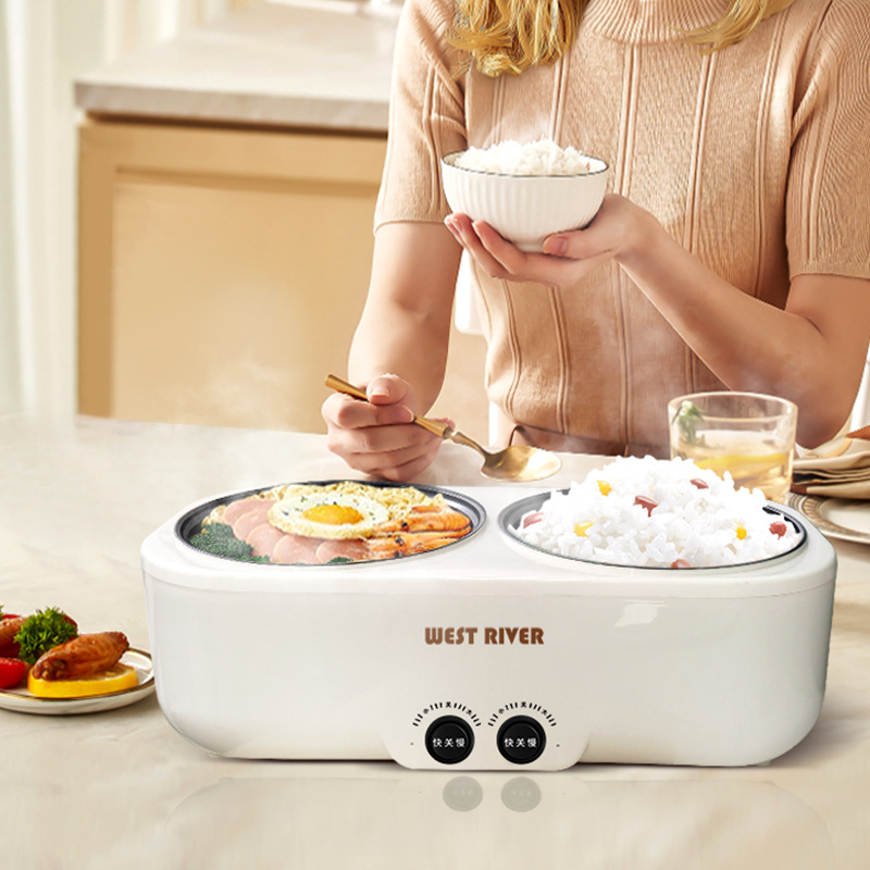 SADA Double-gallon rice cooker cross-border multi-function small electric cooking pot Yuanyang electric hot pot household electric steaming all-in-one pot